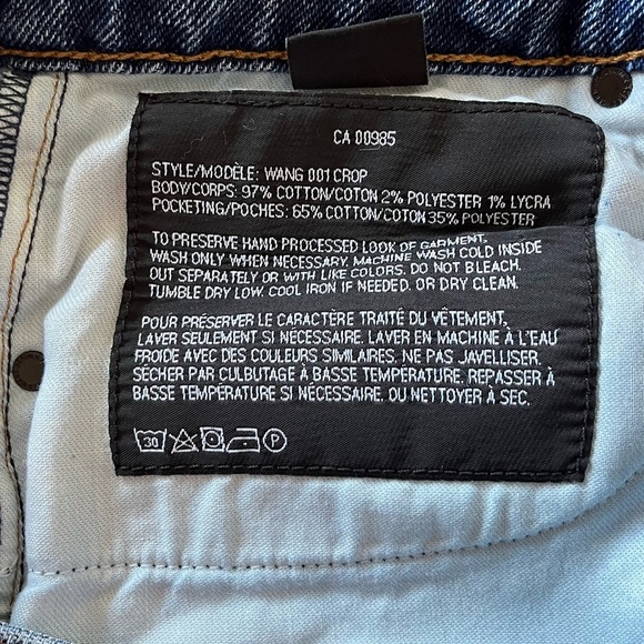 Alexander Wang Denim X WANG 001 Crop Jeans - Picture 8 of 8